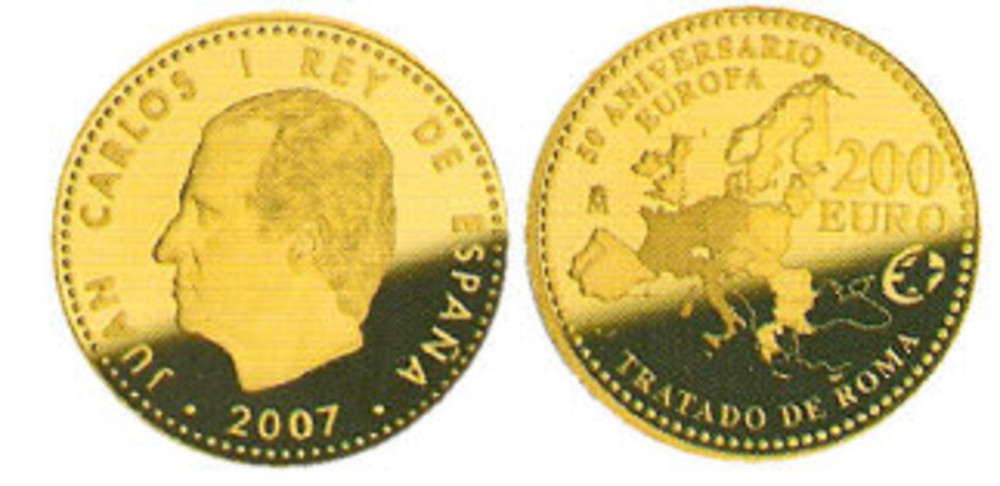 200 euros  50 anv. del Tratado de Roma